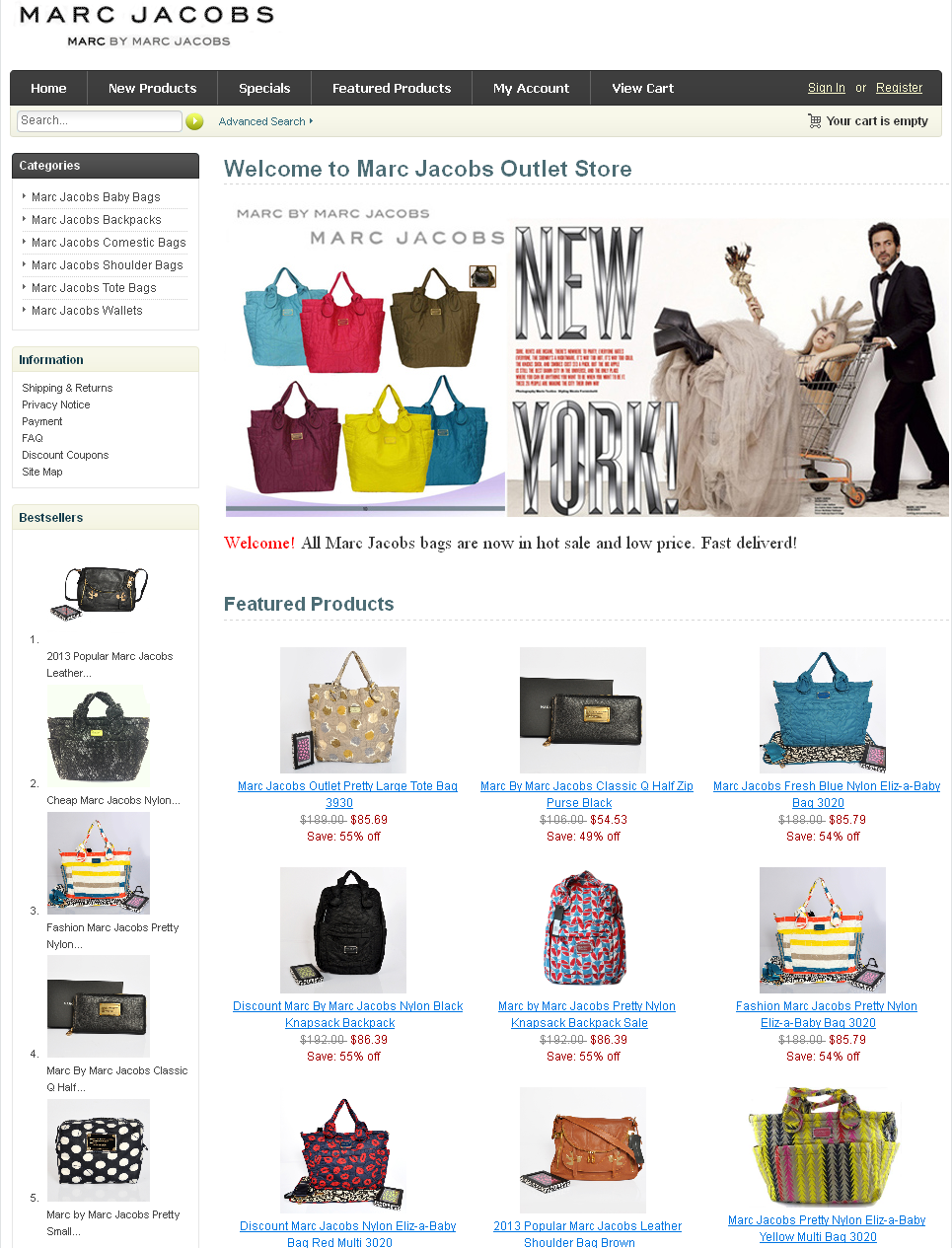 Choose the best Marc by Marc Jacobs bags here!